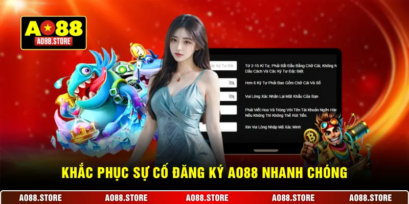 Khắc phục sự cố đăng ký AO88 nhanh chóng